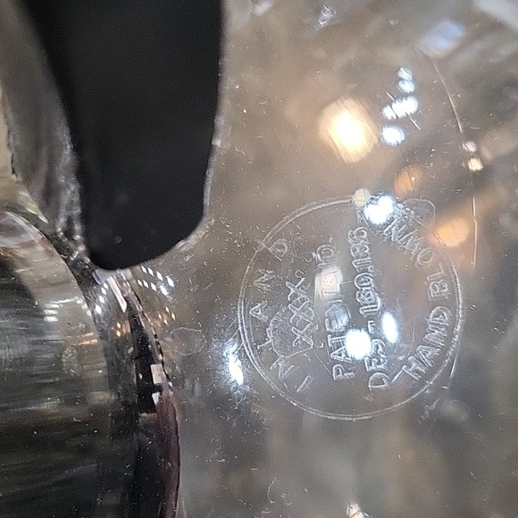 Vintage 1950s Inland Glass Carafe Mid-Century Modern - Picture 4 of 8